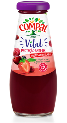 Compal Vital Frutos Vermelhos 200ml