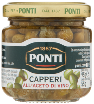 Ponti Capperi All'Aceto Di Vino 100g