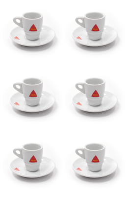 Delta Espresso Tassen Set 6 Stück