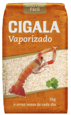 Cigala Arroz Agulha Vaporizado 1kg