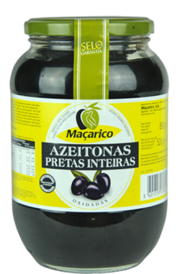 Macarico Schwarze Oliven mit Stein 850g