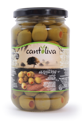 Cantoliva Azeitona Verde Recheada Pimento 350g