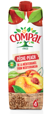 Compal Classico Mediterraner Pfirsichnektar 1l
