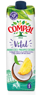 Compal Vital Ananas Coco 1l