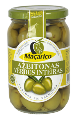 Macarico Grüne Oliven mit Stein 350g