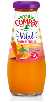 Compal Vital Laranja Cenoura Manga 200ml