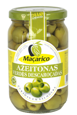 Macarico Azeitona Verde Descaroçada - Entkernt Grüne Oliven 345g
