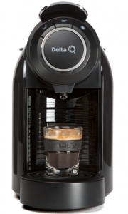 Delta Q Qool Evolution Kaffeeautomaten Kapseln Schwarz