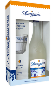 Amarguinha Mandellikör Pack mit Glas 700ml